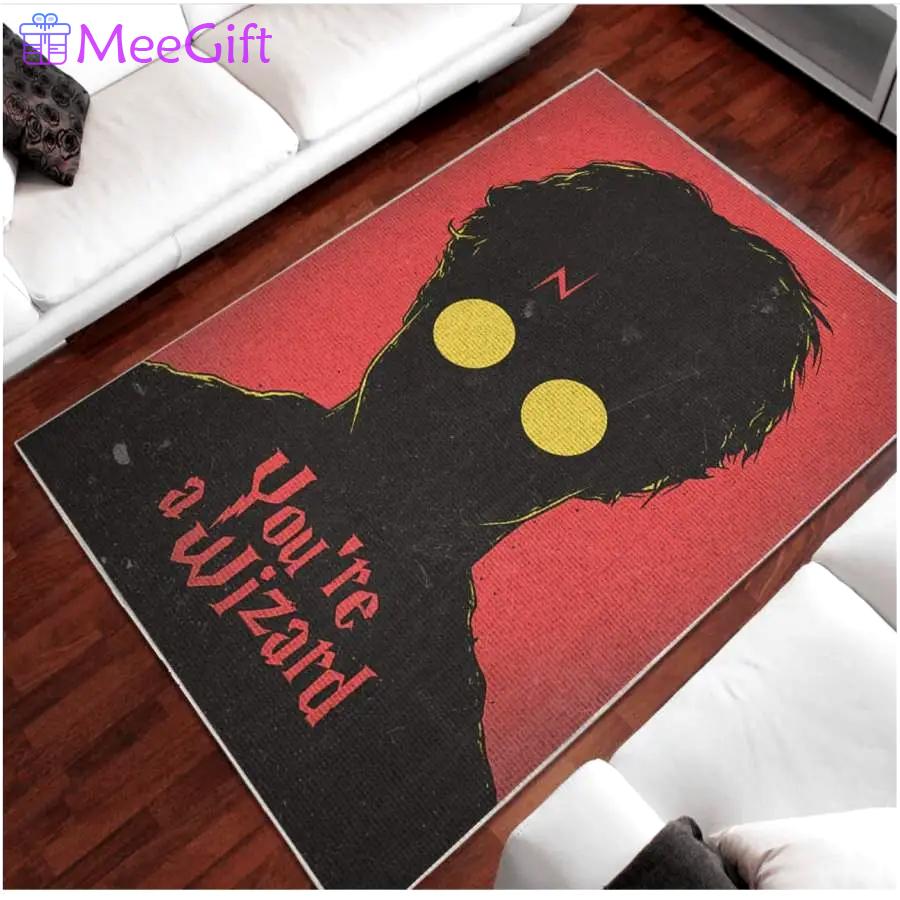 Harry potter living room rug home decor carpet rug living room f102111 Rectangle Rug