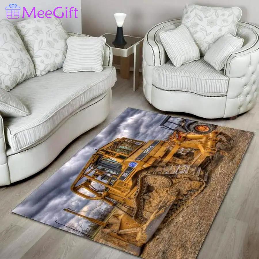 Heavy equipment area rug living room rug home decor 01928 home decor bedroom living room decor Rectangle Rug