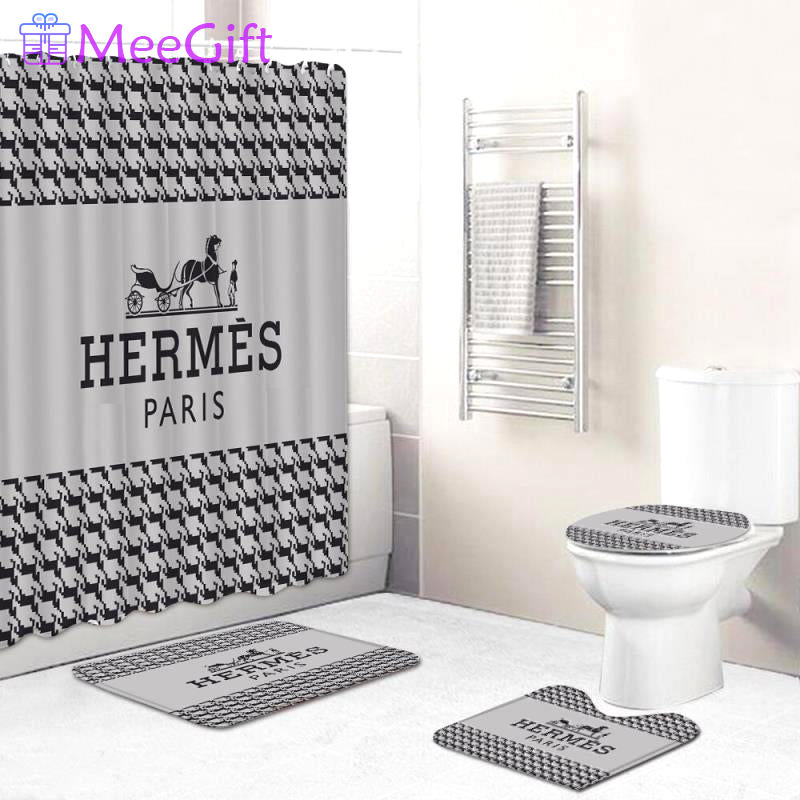 Hermes paris bath mat bathroom sets hypebeast home decor luxury fashion brand Bathroom Set