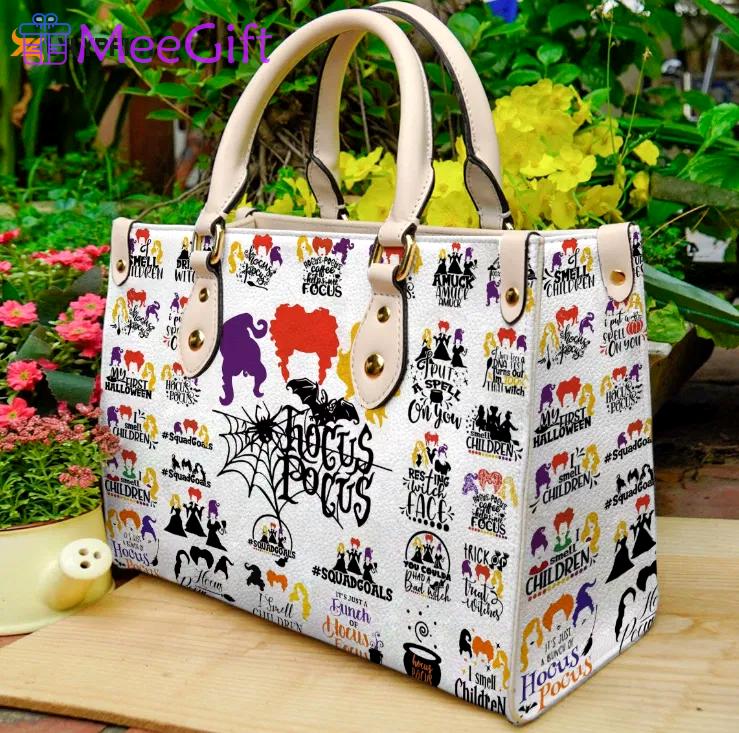 Hocus pocus leather handbag gift for women 4107 Women Leather Hand Bag