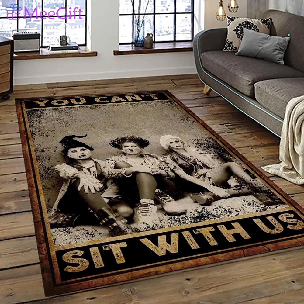 Hocus pocus supernatural comedy film movie carpet area rug home decor halloween gift best present for friends hps11 Rectangle Rug