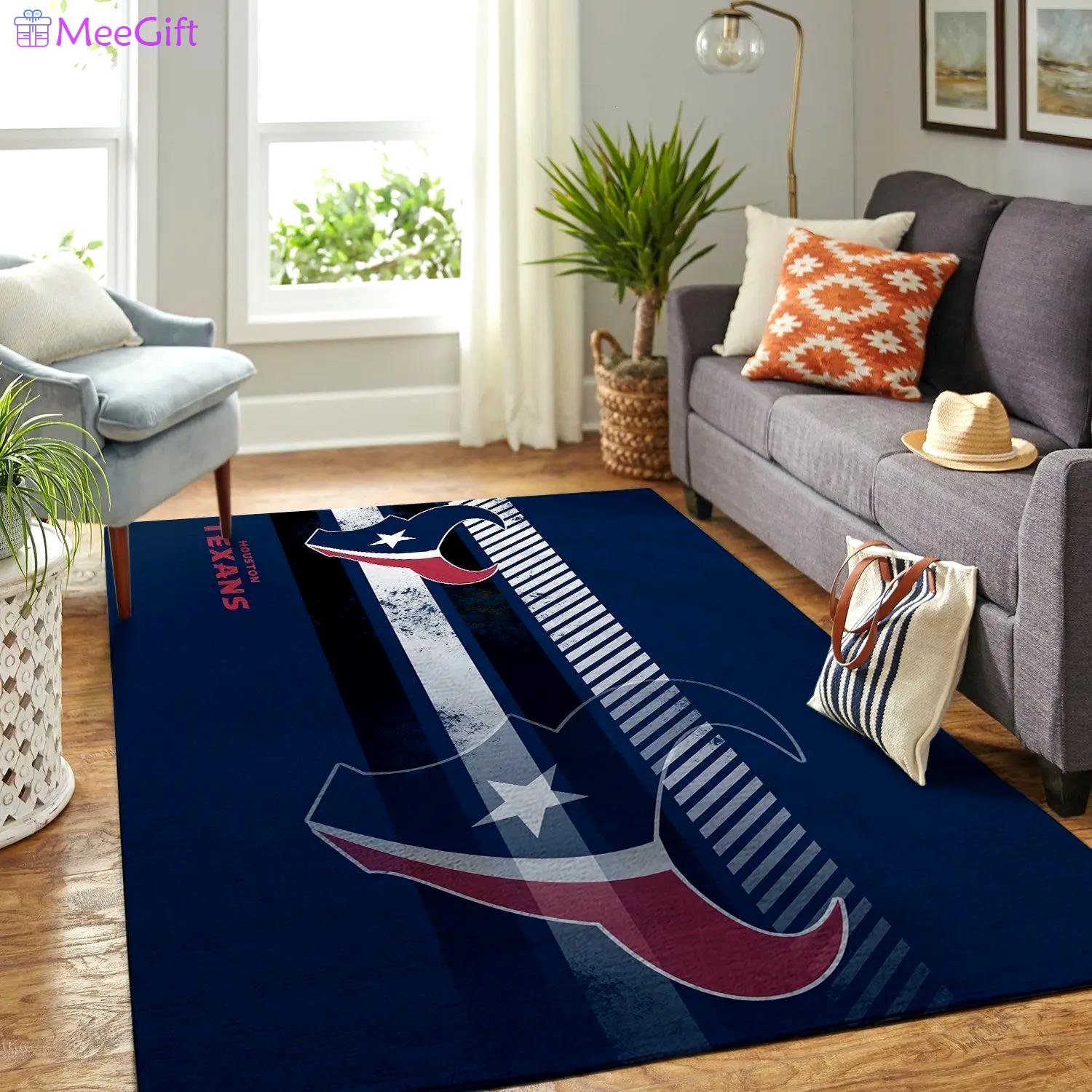 Houston texans nfl area rugs living room carpet sports rug regtangle carpet Rectangle Rug