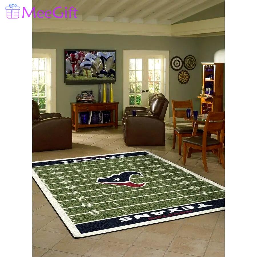 Houston texans nfl homefield rectangle living room carpet rug regtangle carpet Rectangle Rug