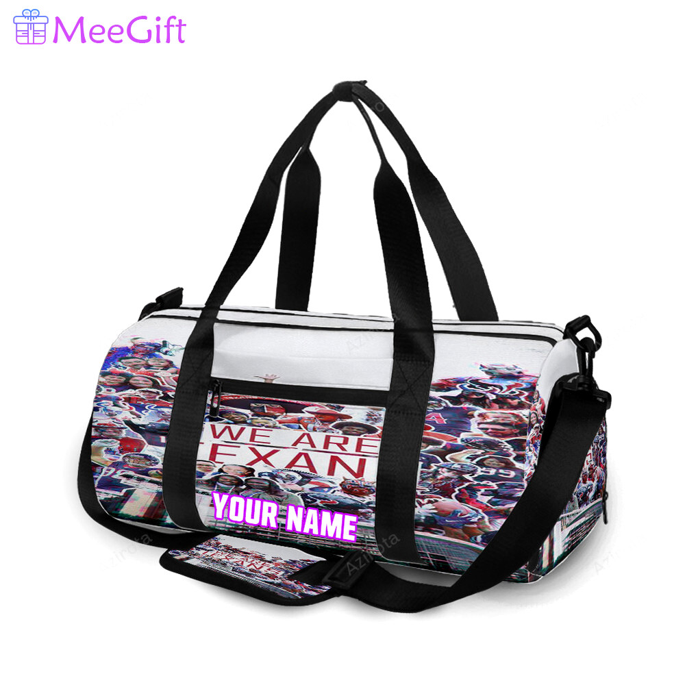 Houston texans we are texans2 personalized name travel bag gym bag 1991 Travel Bag