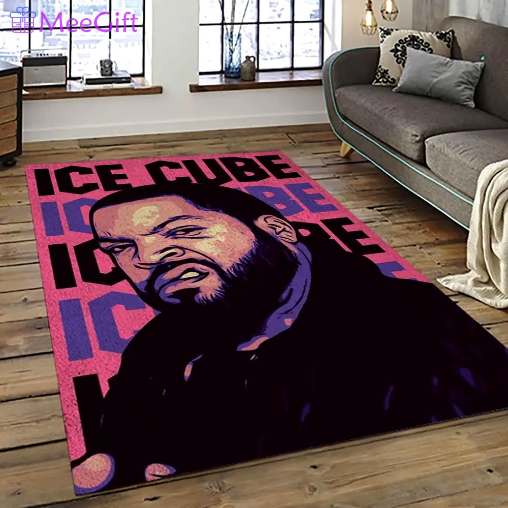 Ice cube rapper hiphop music retangle carpet area rug home decor best gift for fan and friends ic4 Rectangle Rug