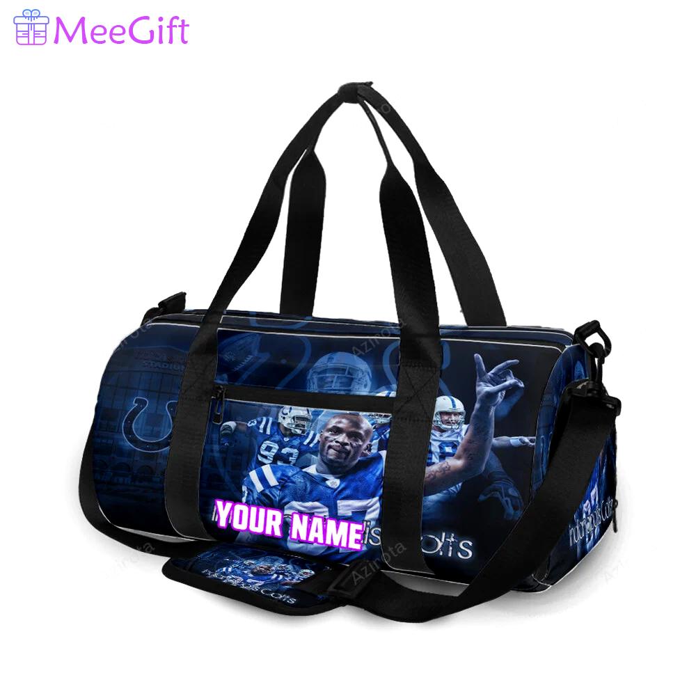 Indianapolis colts all players stadium personalized name travel bag gym bag 1696 Travel Bag
