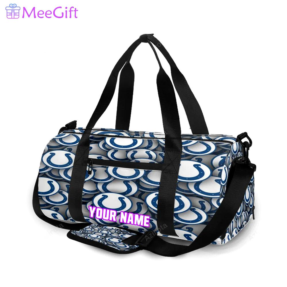 Indianapolis colts2 personalized name travel bag gym bag 763 Travel Bag