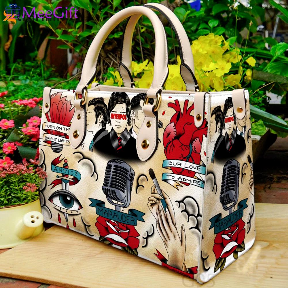 Interpol lover leather bag for women gift 1853 Women Leather Hand Bag