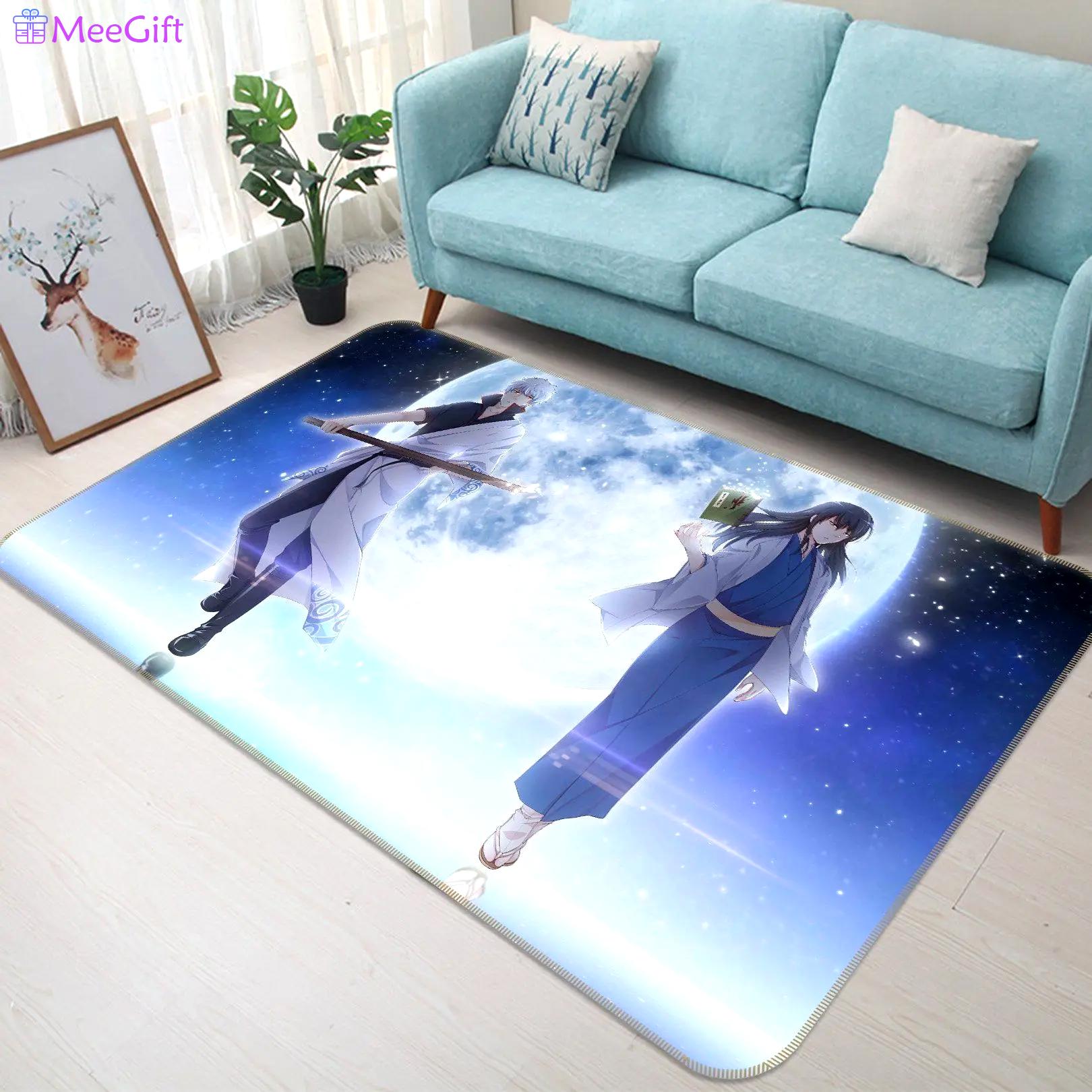 Inuyasha anime 23 area rug living room and bed room rug rug regtangle carpet floor decor home decor Rectangle Rug