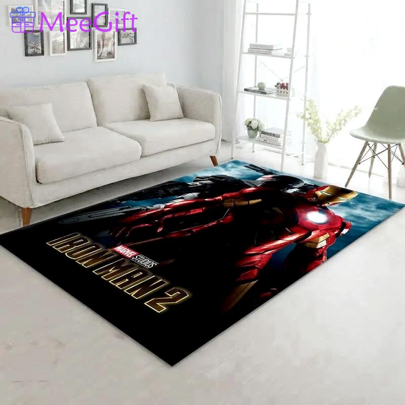 Iron man marvel 2 area rug living room and bed room rug rug regtangle Rectangle Rug