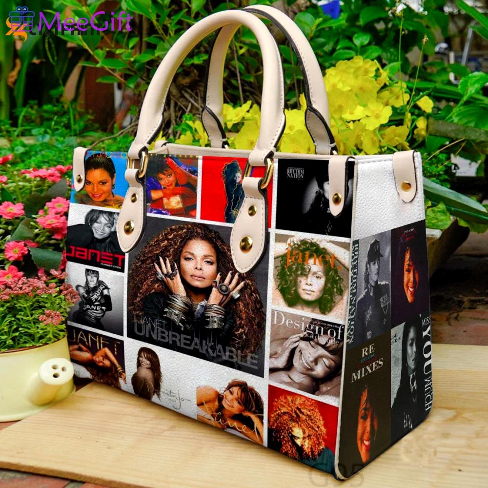 Janet jackson 1 leather bag for women gift 853 Women Leather Hand Bag