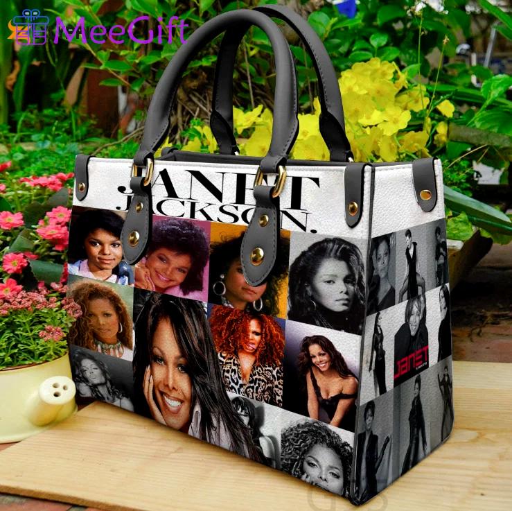 Janet jackson 3 leather handbag gift for women 672 Women Leather Hand Bag