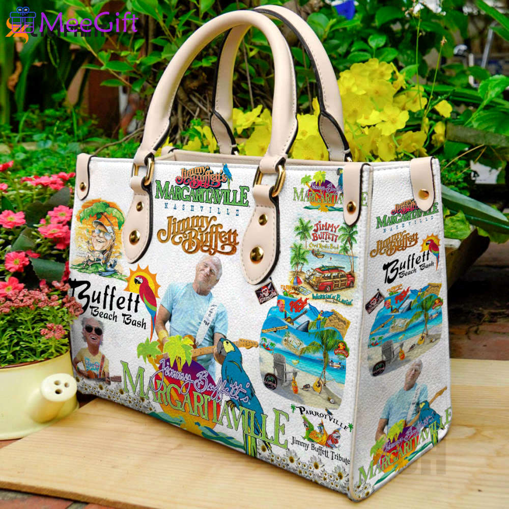 Jimmy buffett beach leather bag for women gift 1259 Women Leather Hand Bag