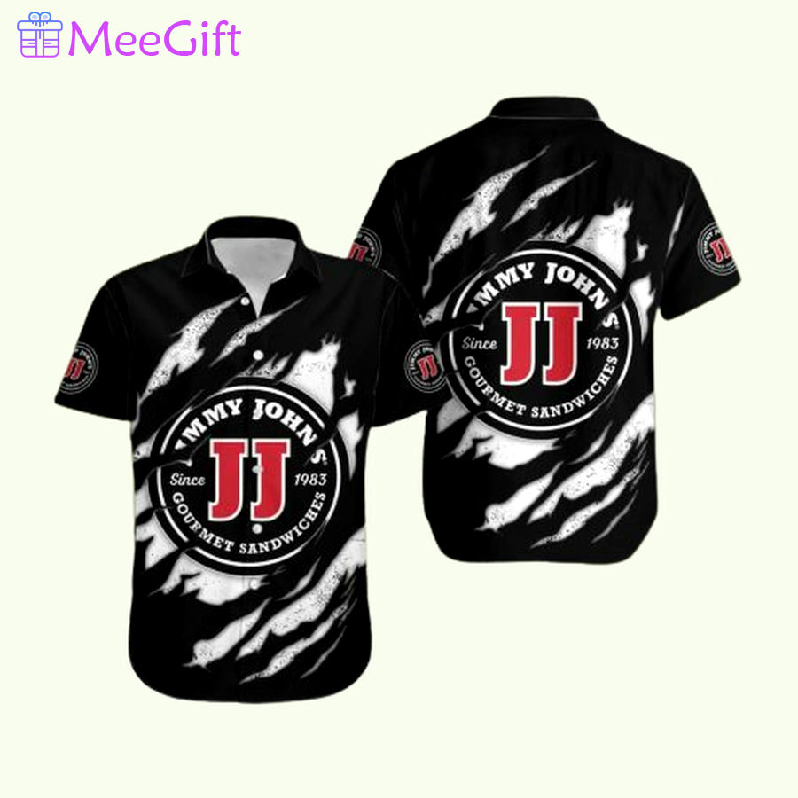 Jimmy johns pattern luau beach hawaiian shirt Hawaii Shirt Shorts & Flip Flops