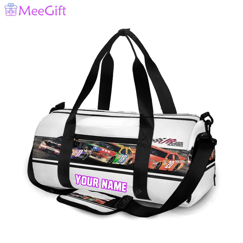 Joe gibbs racing car7 personalized name travel bag gym bag 683 Travel Bag