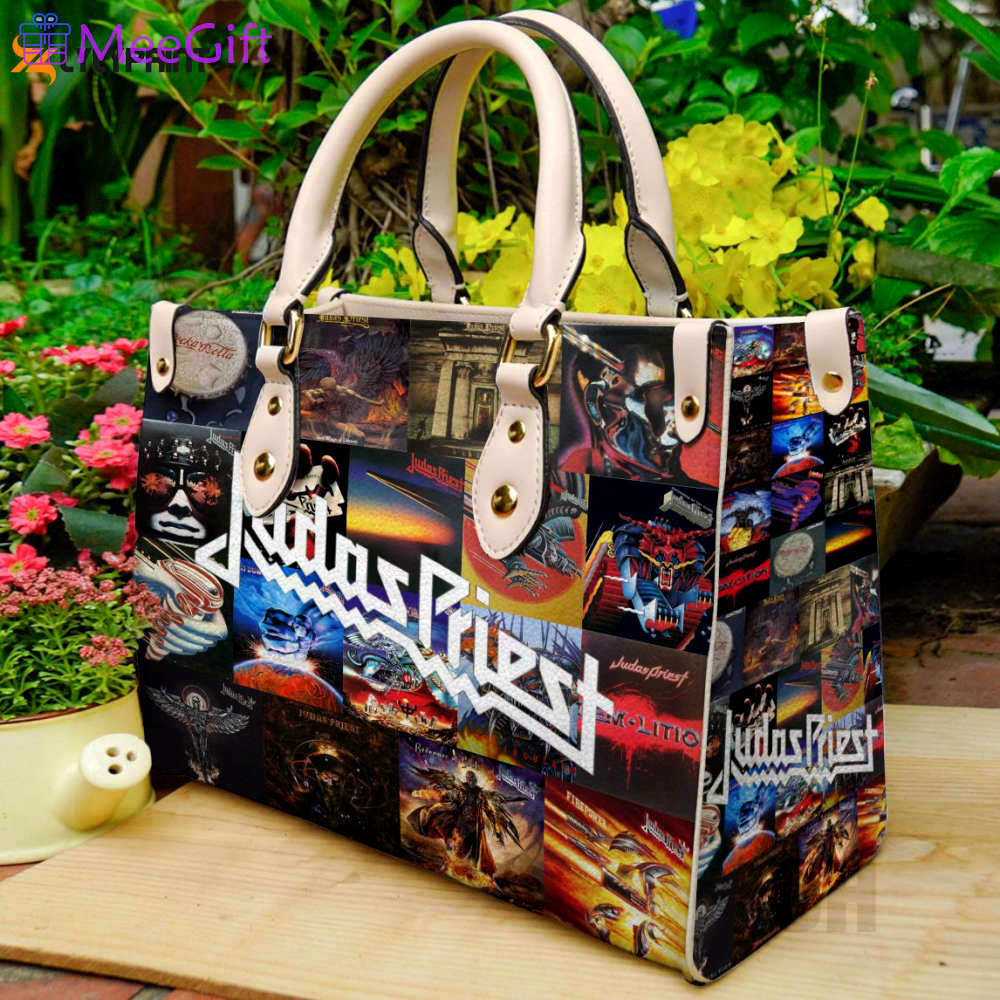 Judas priest 2 leather handbag gift for women 4265 Women Leather Hand Bag