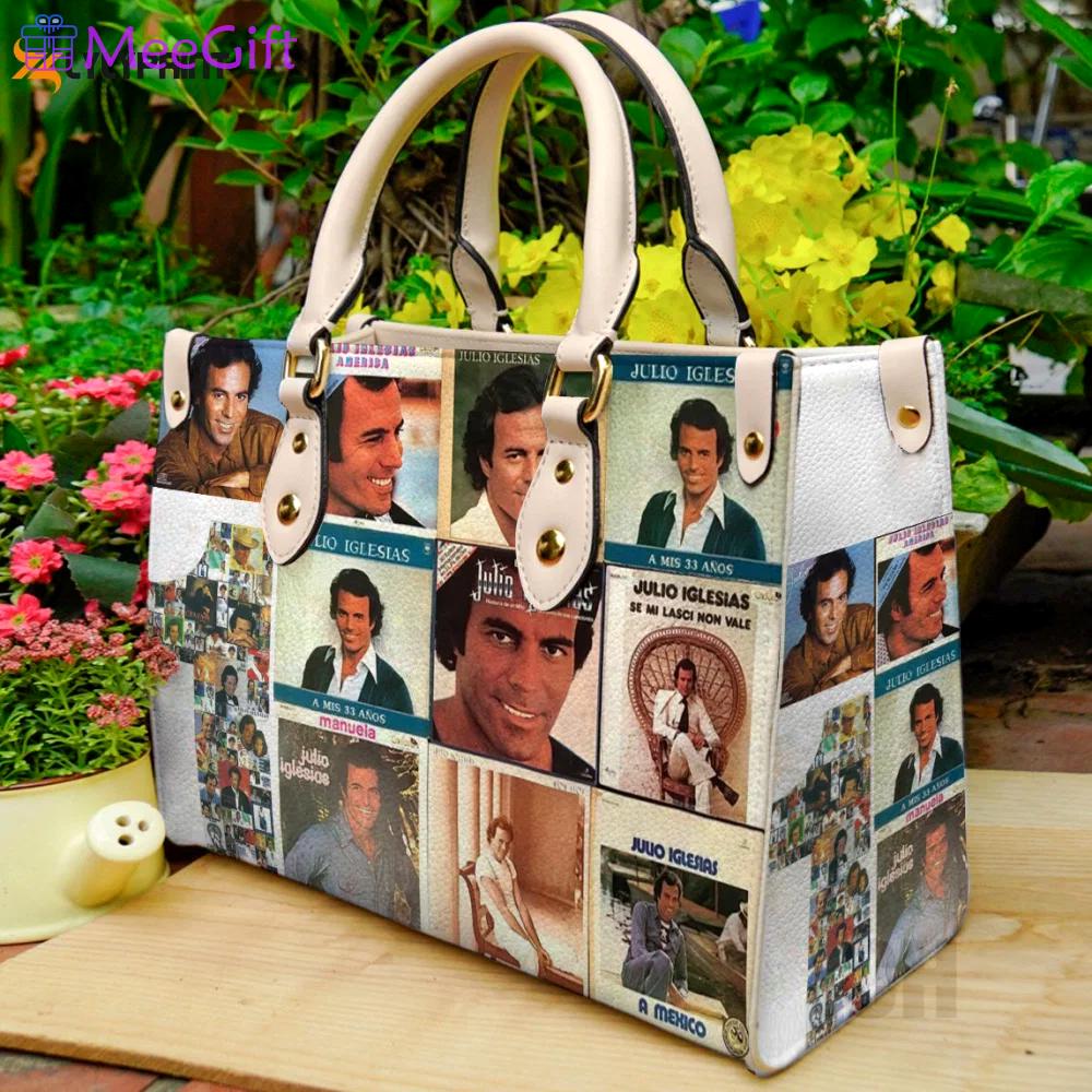 Julio iglesias leather bag for women gift 1180 Women Leather Hand Bag
