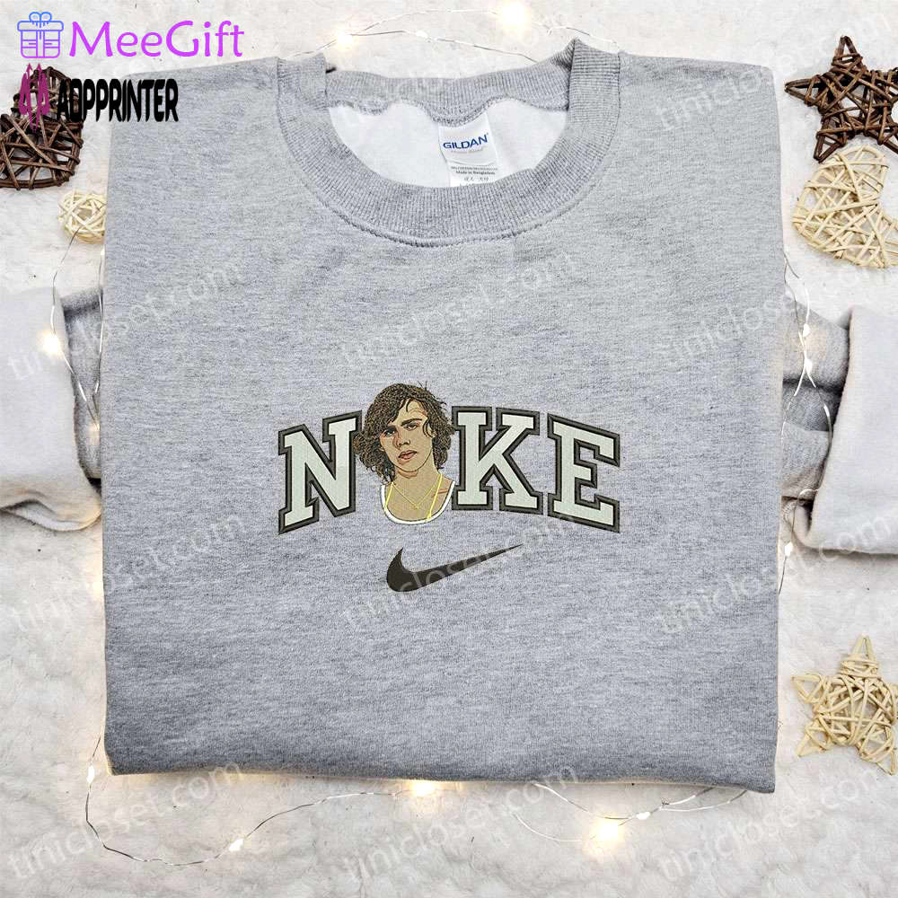 Justin bieber x nike embroidered sweatshirt: celebrity shirt for best birthday gift ideas Embroidered Shirt