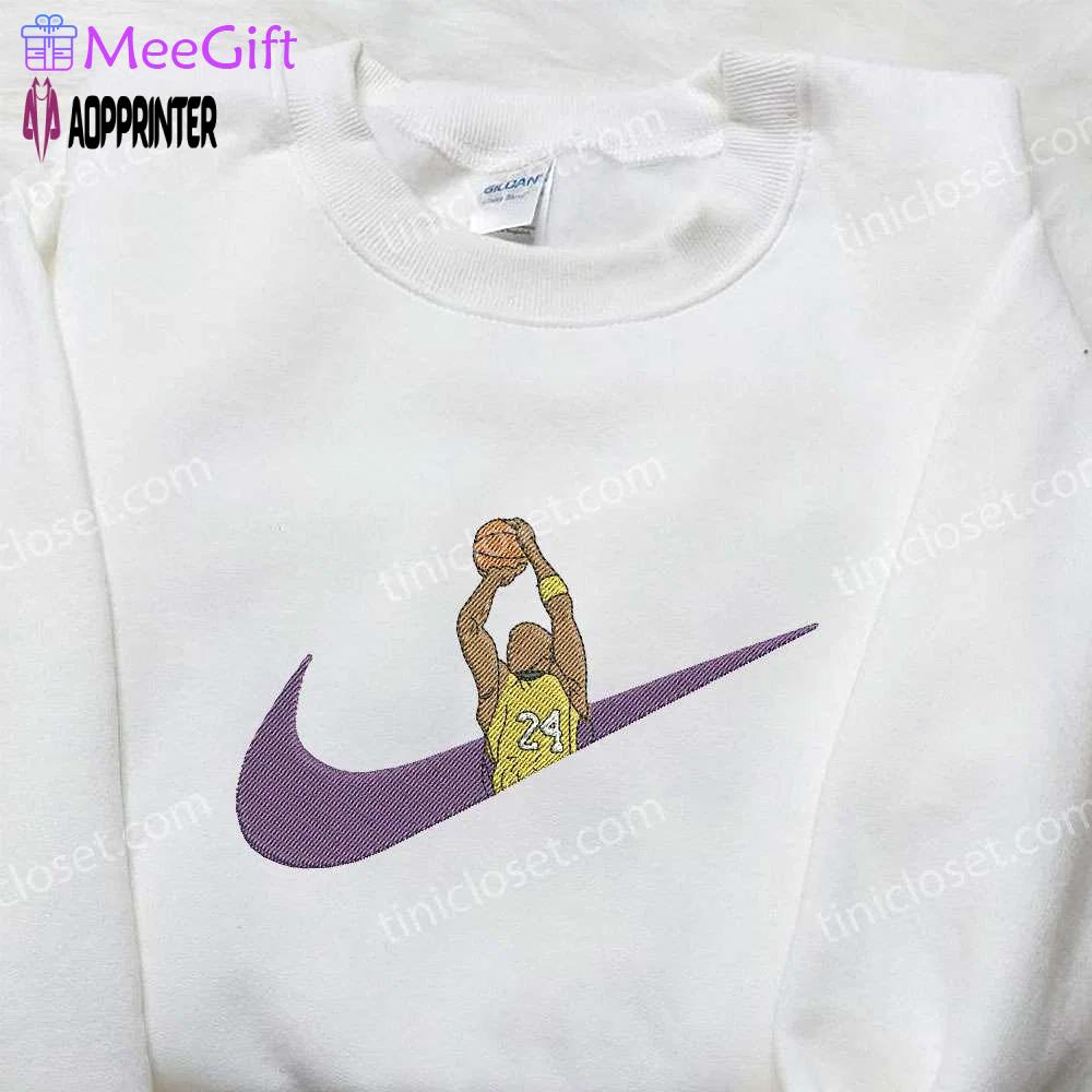 Kobe bryant lakers embroidered shirt: nike x nba collaboration – shop now! Embroidered Shirt