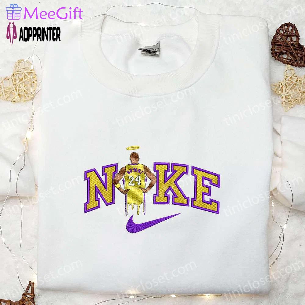 Kobe bryant x nike embroidered shirt nba sports hoodie celebrity t-shirt Embroidered Shirt
