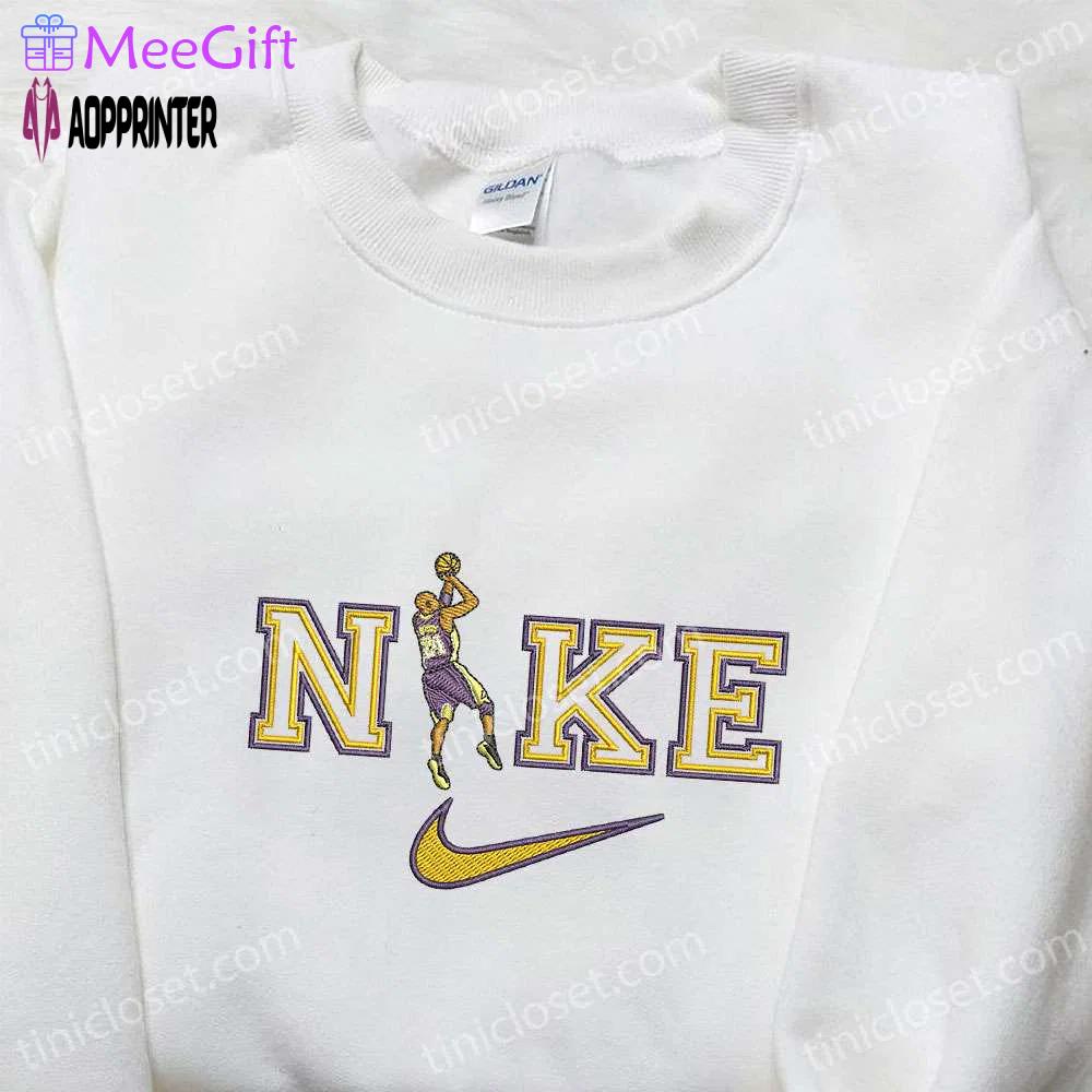 Kobe bryant x nike nba sport embroidered shirt – nike inspired best gift for family Embroidered Shirt