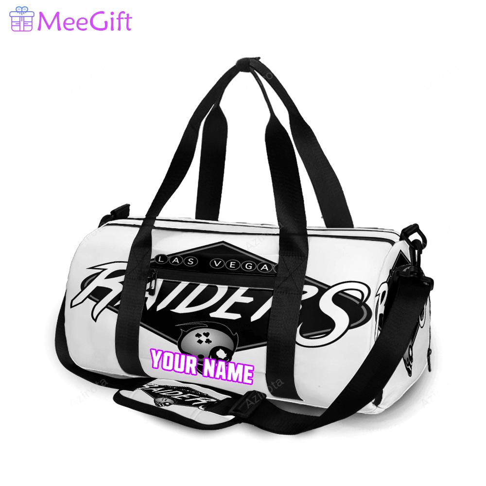 Las vegas raiders logo art1 personalized name travel bag gym bag 1937 Travel Bag