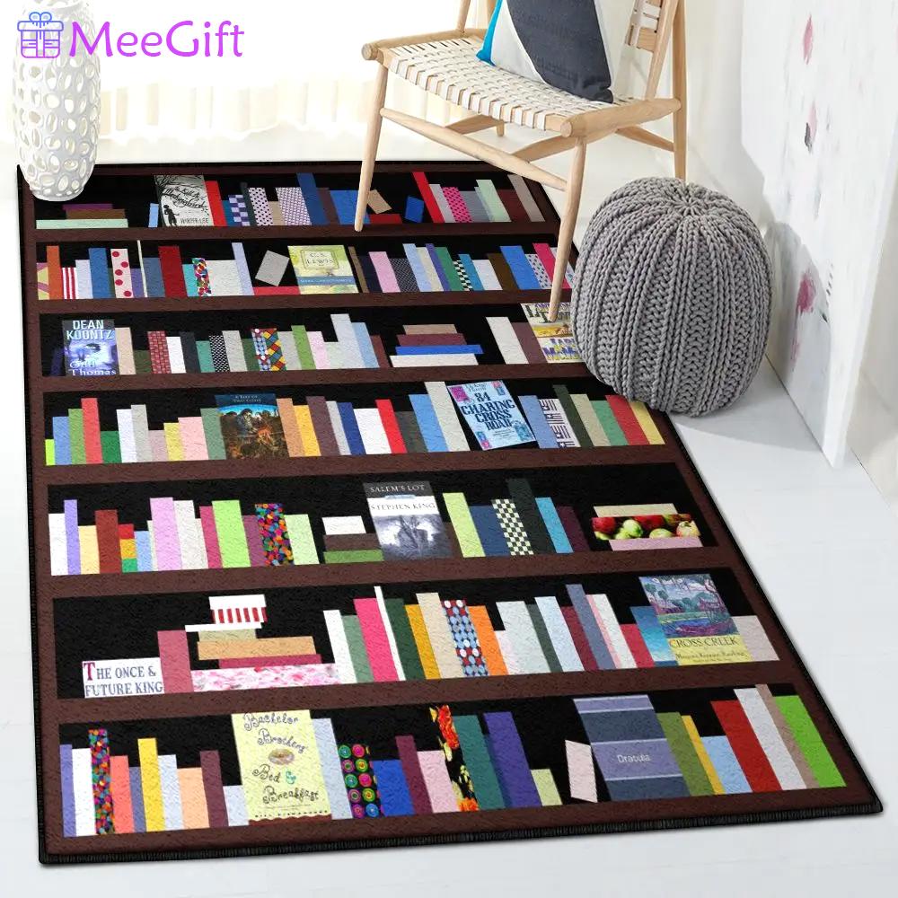 Learning modern rugs, bookshelf rug Rectangle Rug