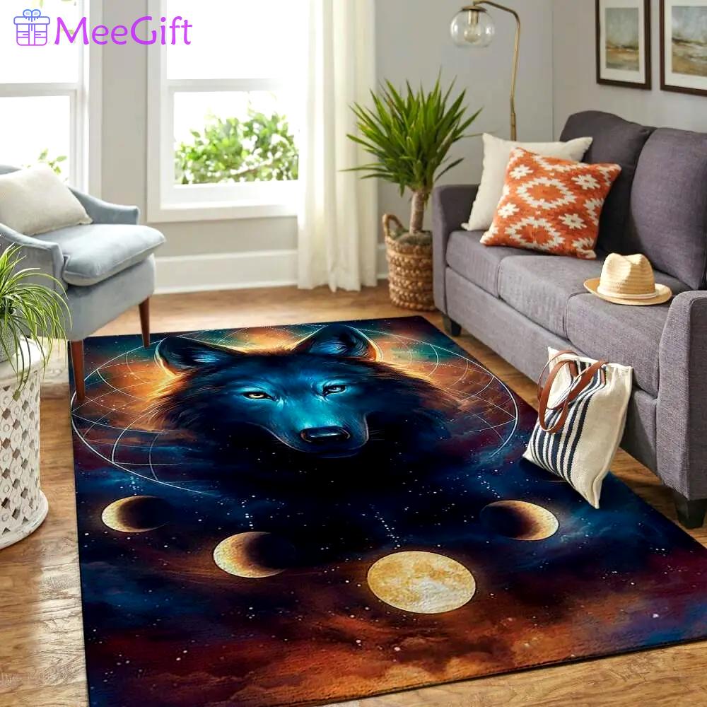 Lion planet dreamcatcher area rug ld190827 ofd area rug living room carpet rug regtangle carpet floor decor home decor Rectangle Rug