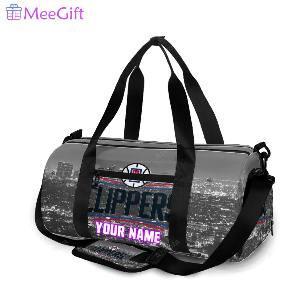 Los angeles clippers city personalized name travel bag gym bag 1697 Travel Bag