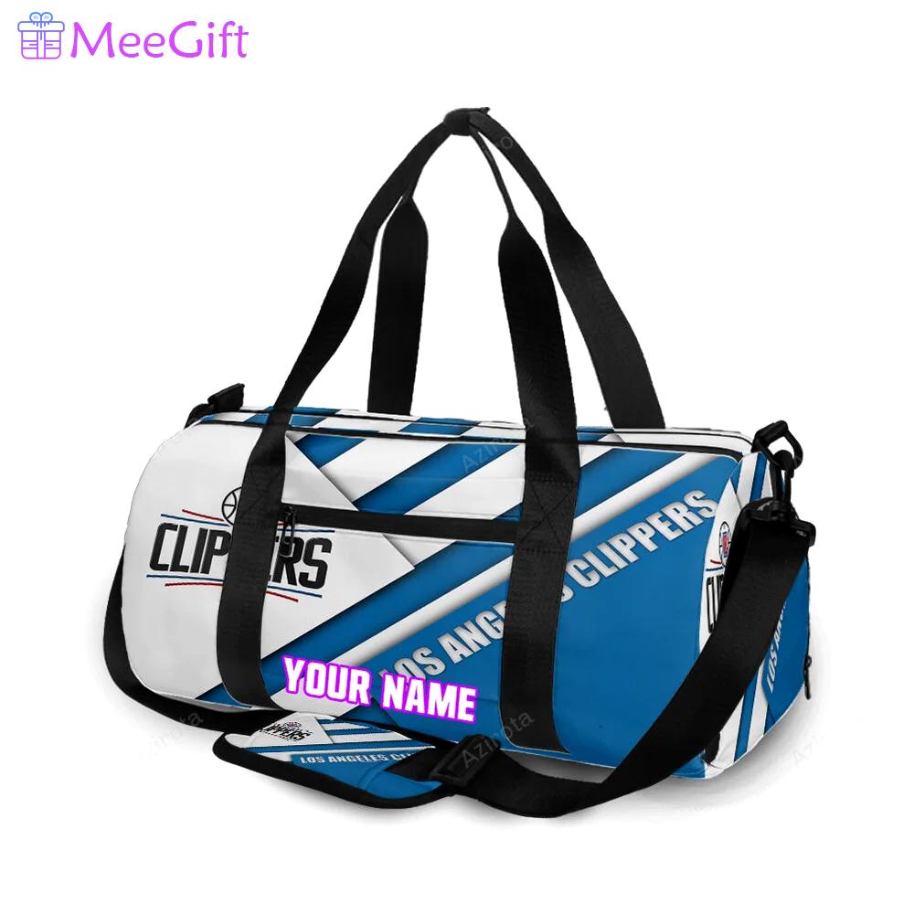 Los angeles clippers flag2 personalized name travel bag gym bag 742 Travel Bag