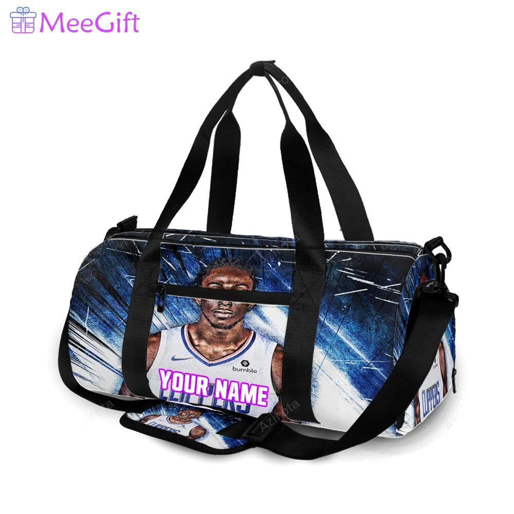 Los angeles clippers johnathan motley personalized name travel bag gym bag 1536 Travel Bag