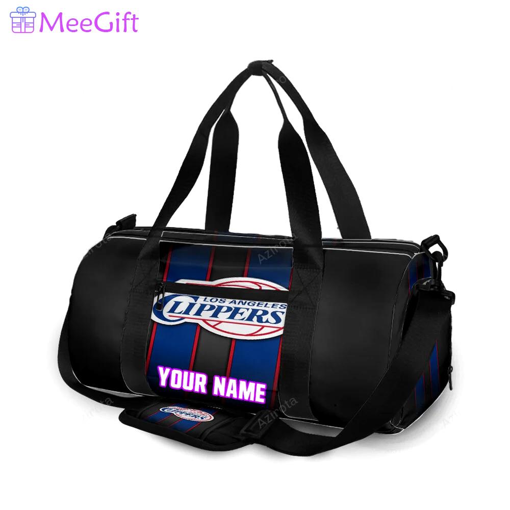 Los angeles clippers logo personalized name travel bag gym bag 1494 Travel Bag