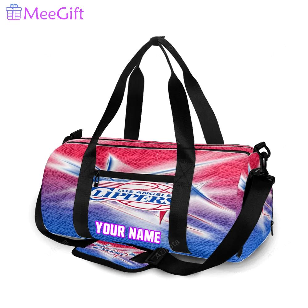 Los angeles clippers logo v2 personalized name travel bag gym bag 1978 Travel Bag