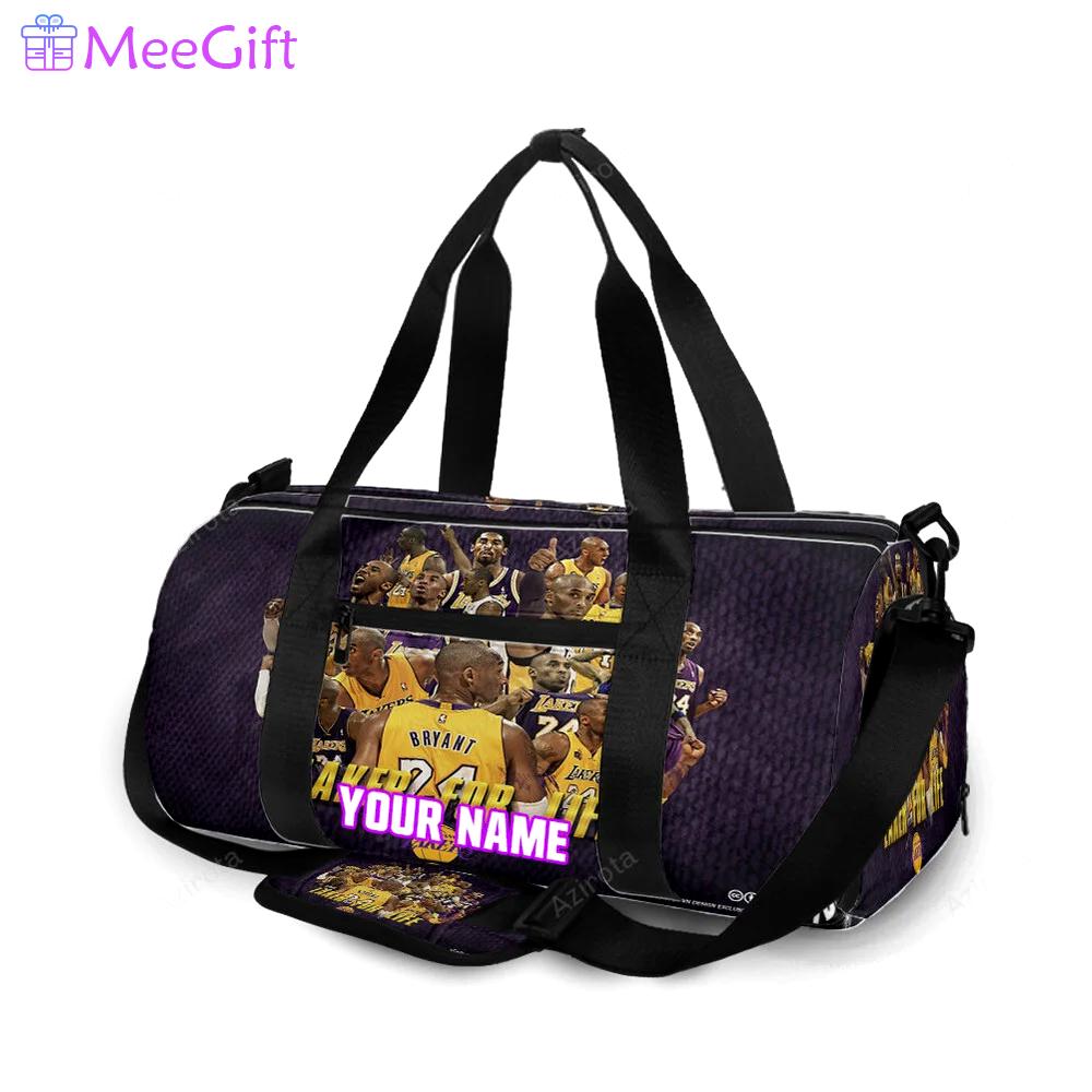 Los angeles lakers players v16 personalized name travel bag gym bag 735 Travel Bag