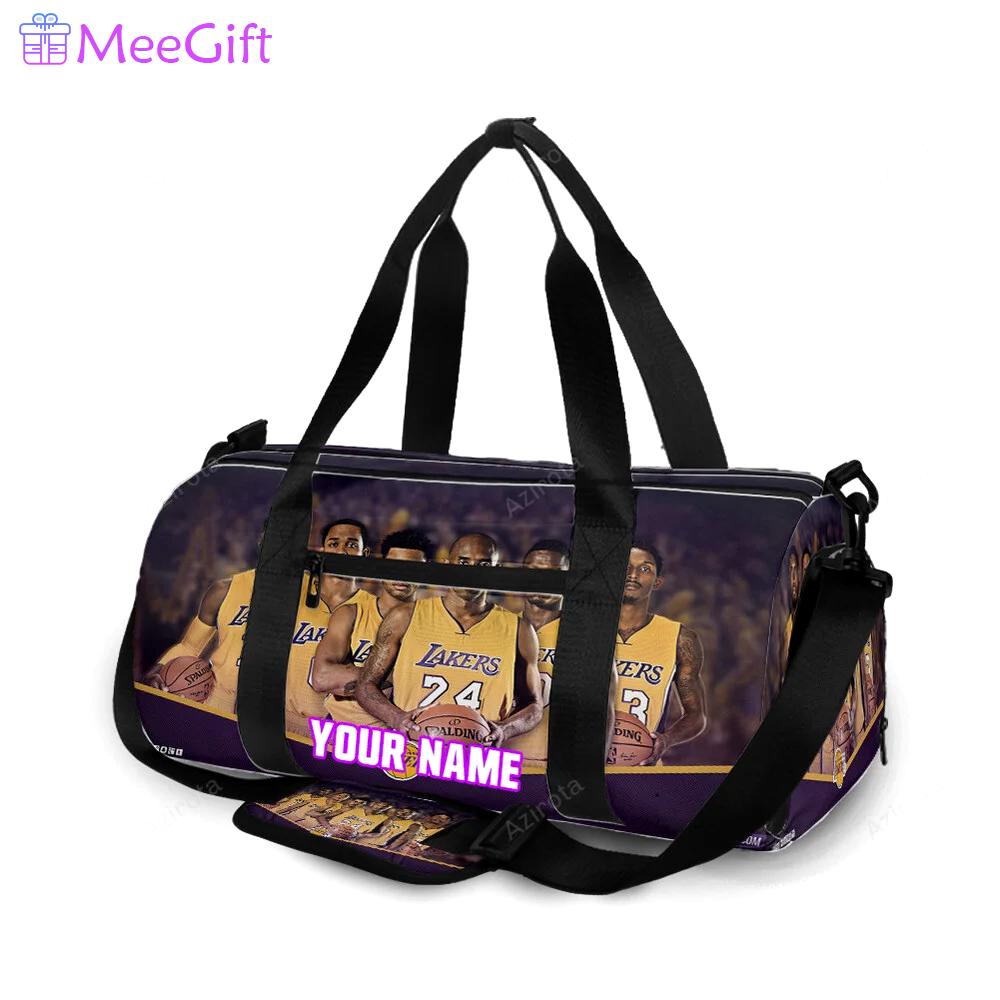 Los angeles lakers players v17 personalized name travel bag gym bag 180 Travel Bag