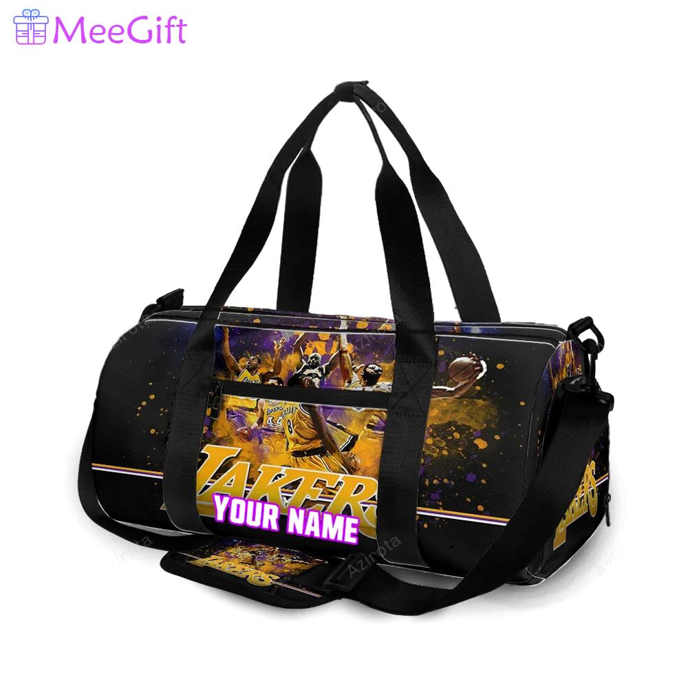 Los angeles lakers players v18 personalized name travel bag gym bag 2104 Travel Bag