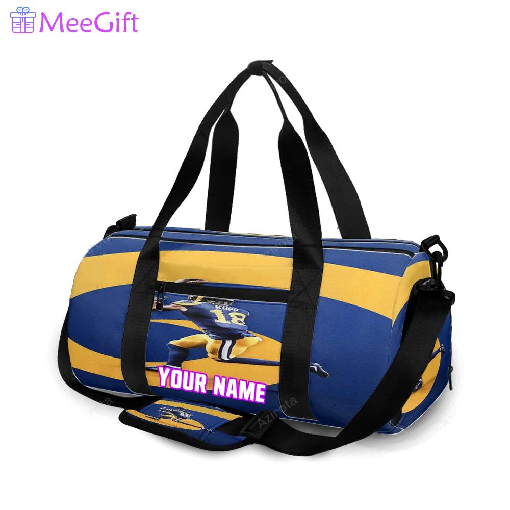 Los angeles rams cooper kupp2 personalized name travel bag gym bag 1722 Travel Bag