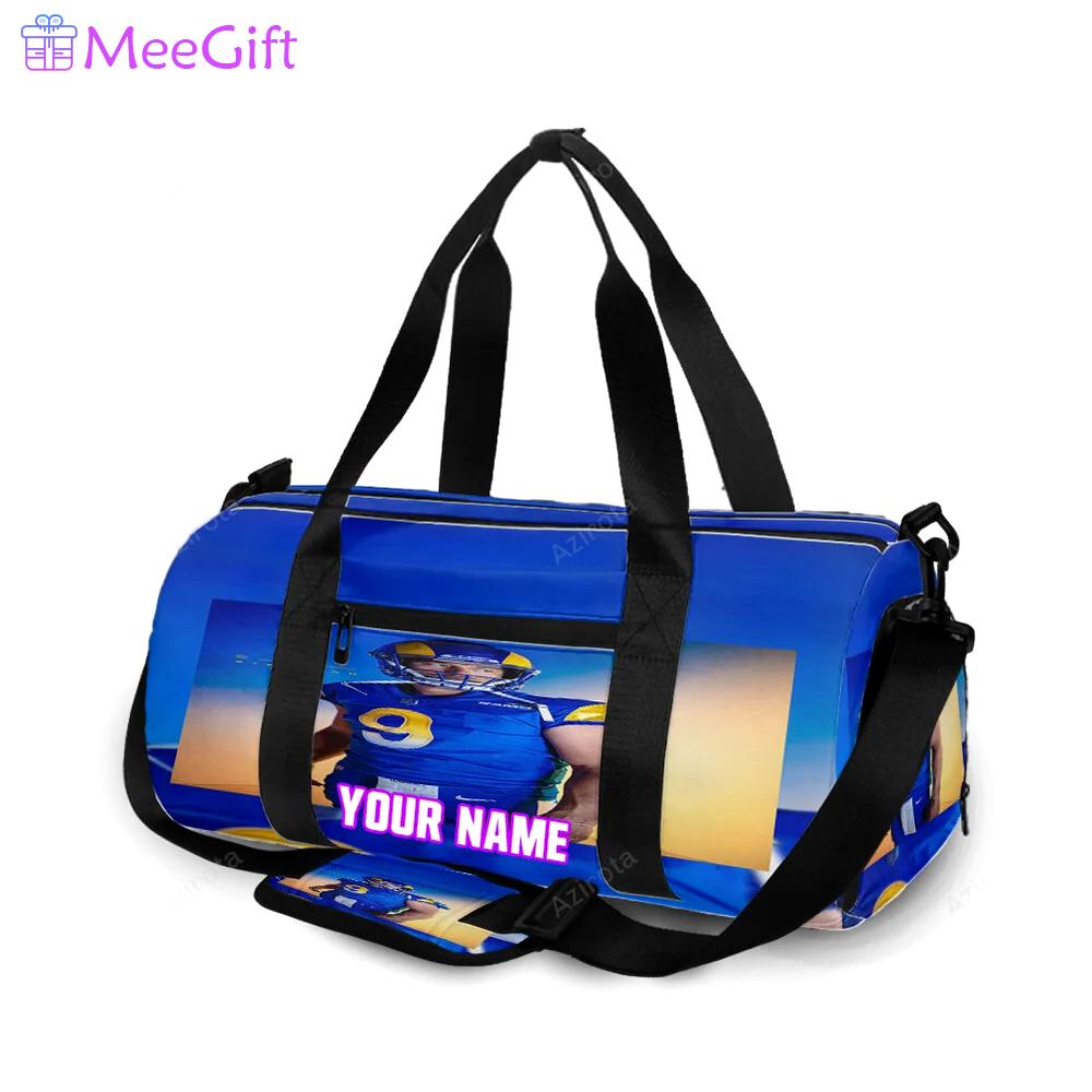 Los angeles rams john wolford2 personalized name travel bag gym bag 1576 Travel Bag