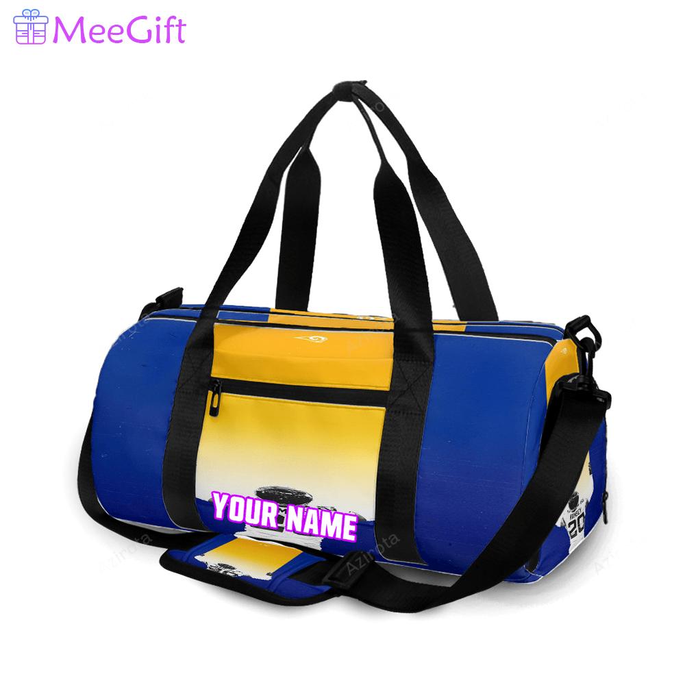 Los angeles rams on twitter nfl football wallpaper ram personalized name travel bag gym bag 146 Travel Bag