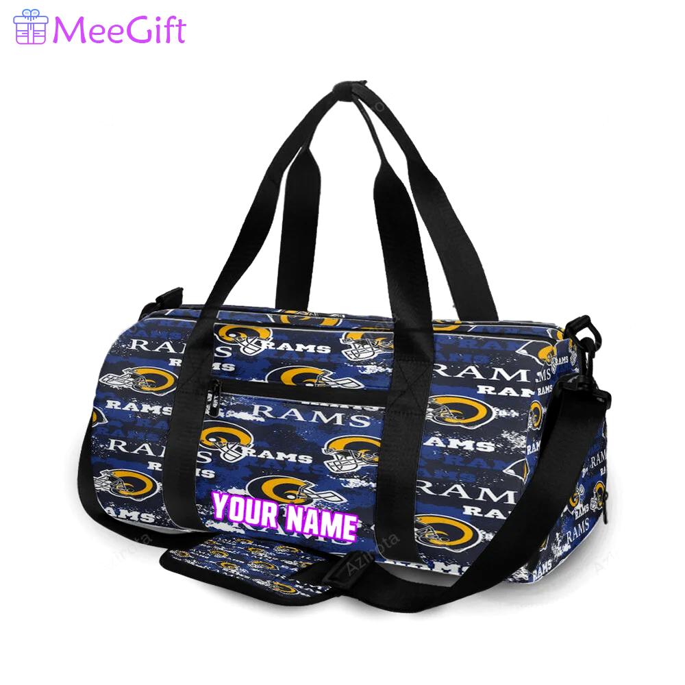 Los angeles rams5 personalized name travel bag gym bag 249 Travel Bag