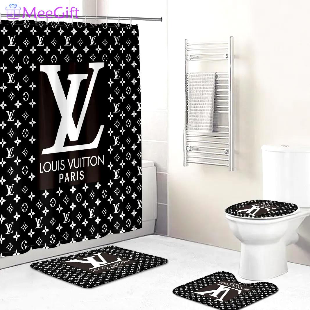 Louis vuitton bath mat hypebeast home decor bathroom sets luxury fashion brand Bathroom Set