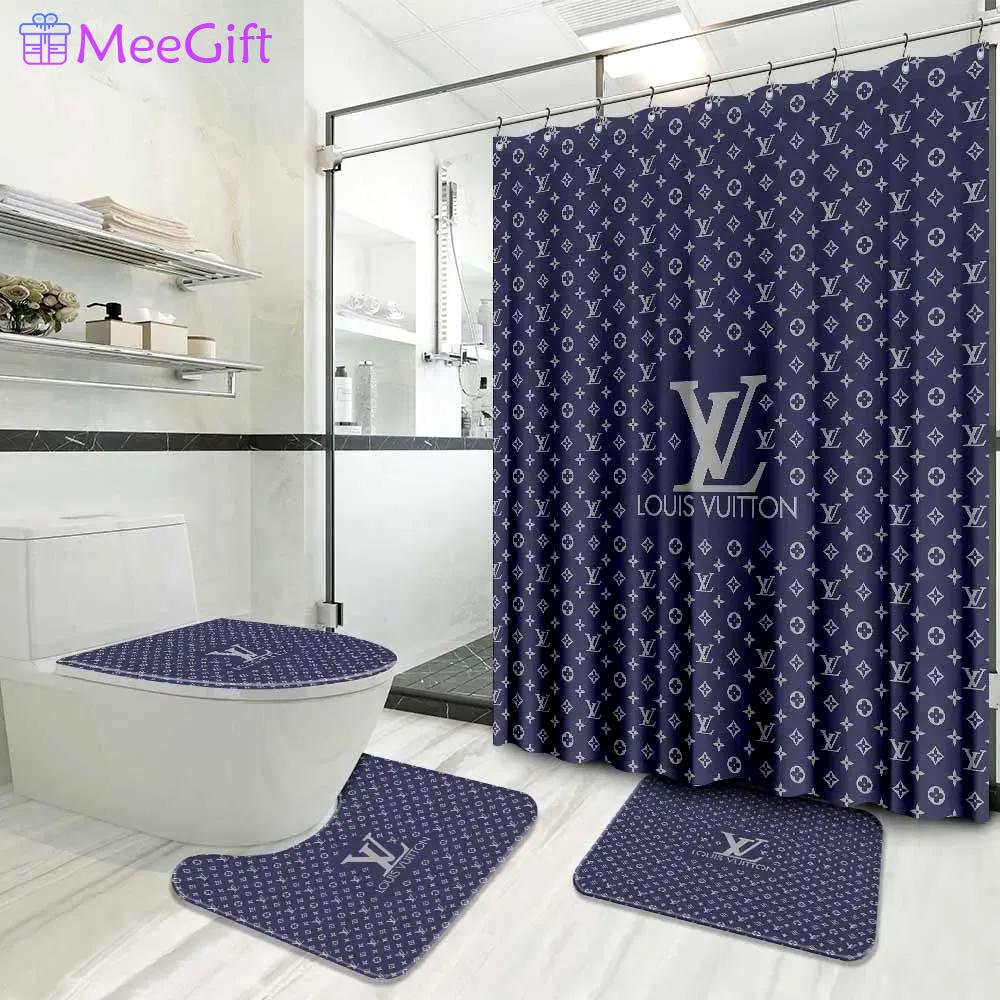 Louis vuitton bath mat hypebeast home decor luxury fashion brand bathroom sets Bathroom Set