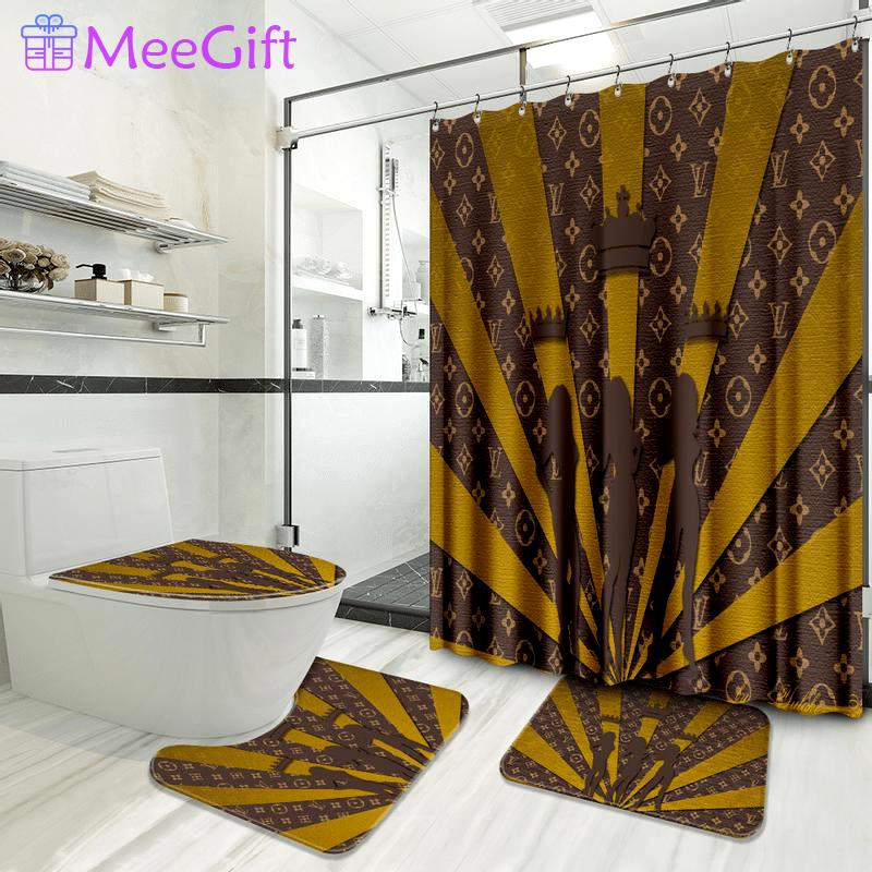 Louis vuitton bathroom sets bath mat home decor luxury fashion brand hypebeast Bathroom Set