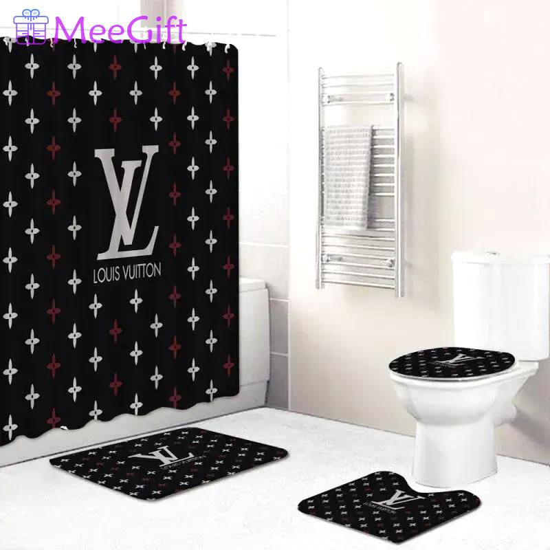 Louis vuitton limited fashion logo luxury brand bathroom set home decor Bathroom Set