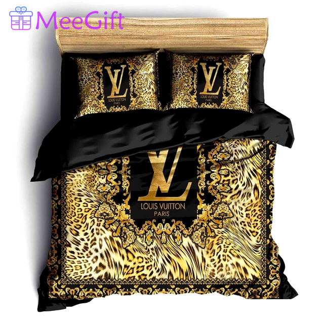 Louis vuitton logo type 868 Bedding Sets bedclothes premium fashion brand covers sheets blankets bed linen hyperbeast Bedroom duvet home decor luxury ideas bedspread