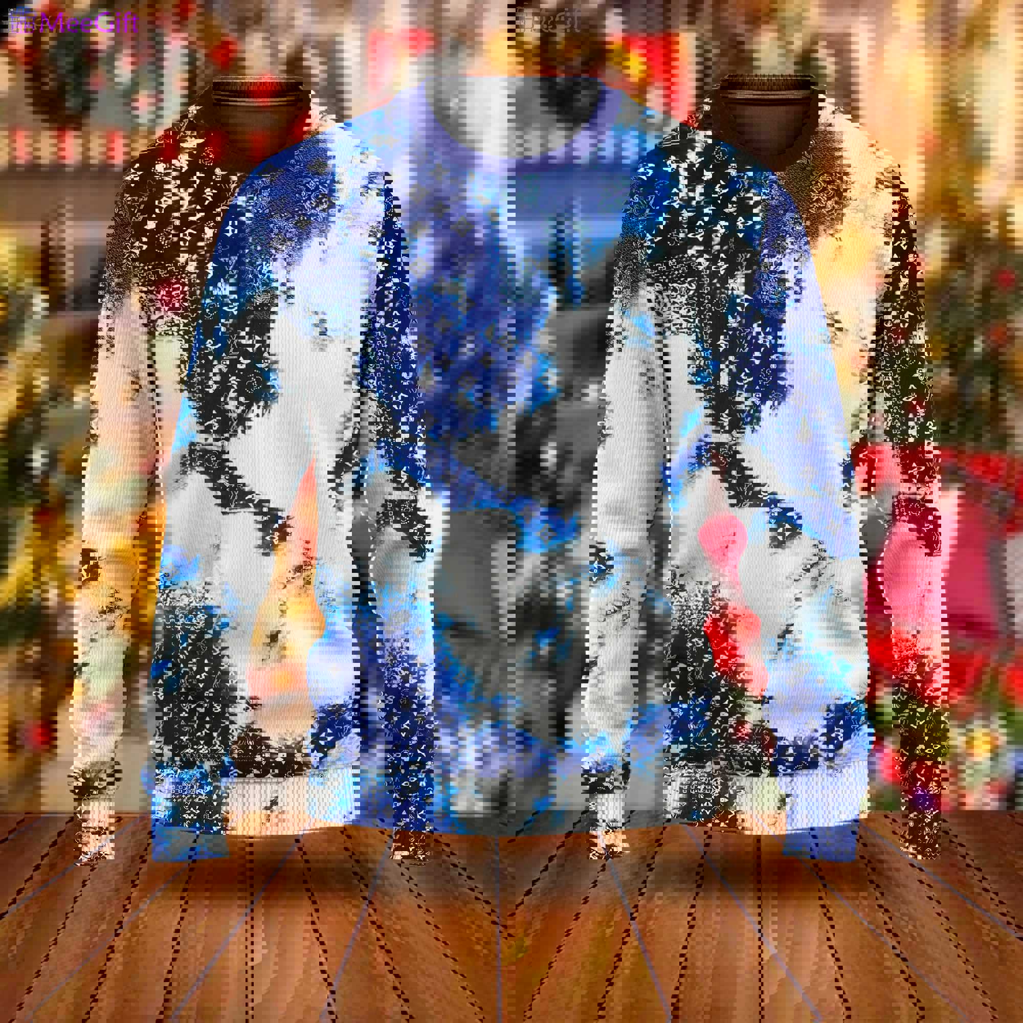 Louis vuitton luxury ugly christmas sweater hot 2024 style 441 Christmas Ugly Sweater