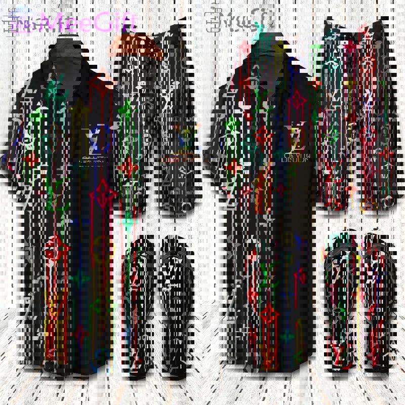 Louis vuitton lv flip flops and combo hawaii shirt shorts luxury brand summer outfit 5 Hawaii Shirt Shorts & Flip Flops