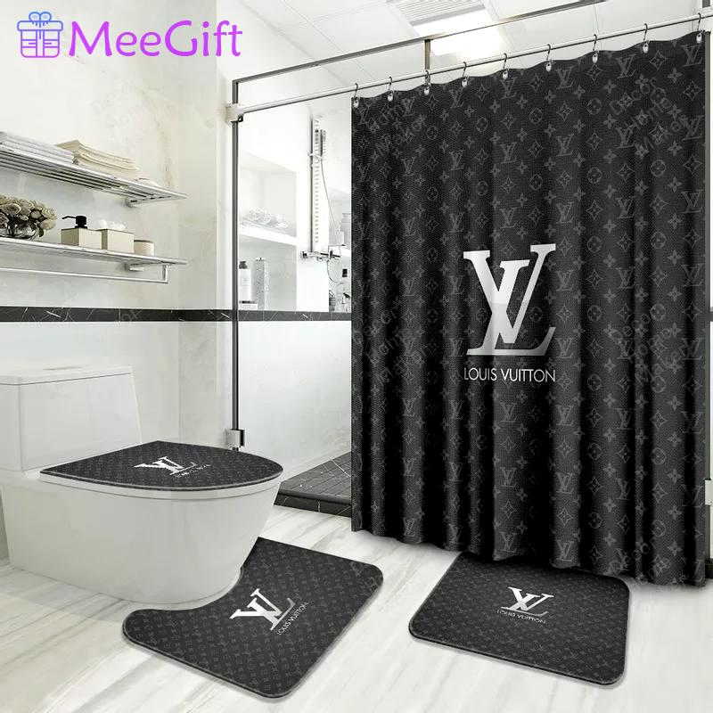 Louis vuitton lv louis vuitton hypebeast bath mat home decor luxury fashion brand bathroom sets Bathroom Set
