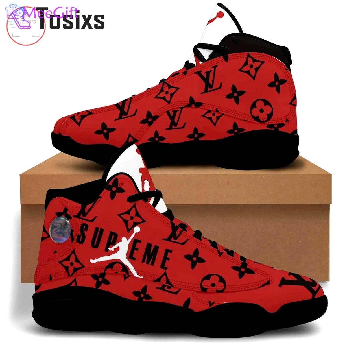 Louis vuitton supreme reds best louis vuitton l-jd13 Air Jordan 13 Shoes Sneakers For Fans Gifts For Men Women Full Size