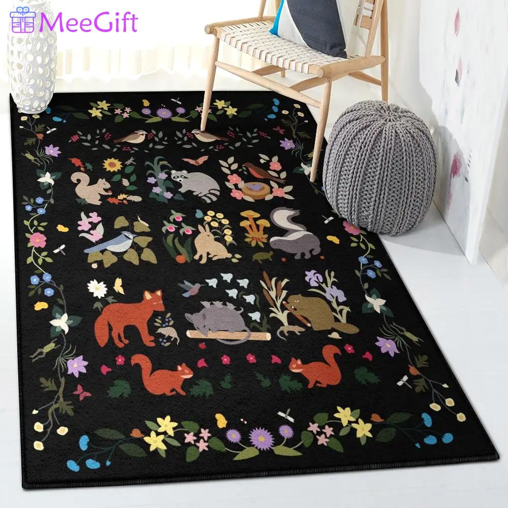 Mammal indoor outdoor rugs, animal rug Rectangle Rug